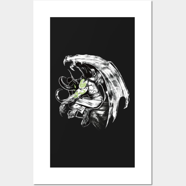 Illidan Stormrage Wall Art by RatKingRatz